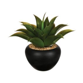 Plante artificielle Aloe vera Pot en céramique H 37 cm