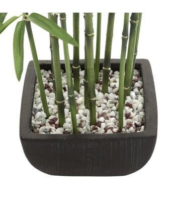 Plante artificielle Bambou Pot en Céramique H 180 cm