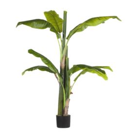 Plante artificielle bananier 154 cm avec pot BANANA TREE