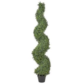 Plante artificielle BUXUS SPIRAL TREE Vert