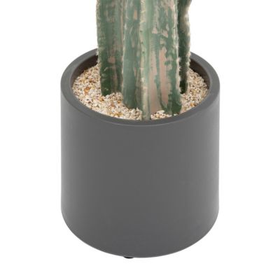 Plante artificielle Cactus Euphorbe en pot H 117 cm