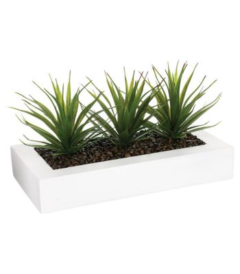 Plante artificielle Centre de table 3 Aloe Vera L 35 cm