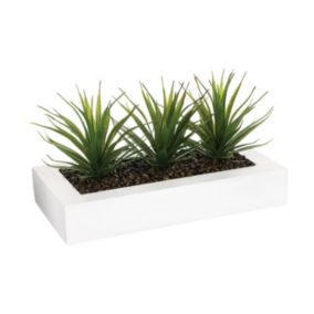 Plante artificielle Centre de table 3 Aloe Vera L 35 cm