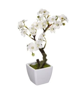 Plante artificielle Cerisier en pot H 26 cm