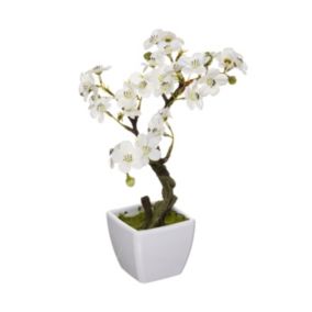 Plante artificielle Cerisier en pot H 26 cm