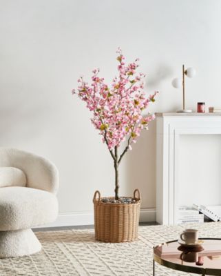 Plante artificielle CHERRY TREE 152 cm Rose