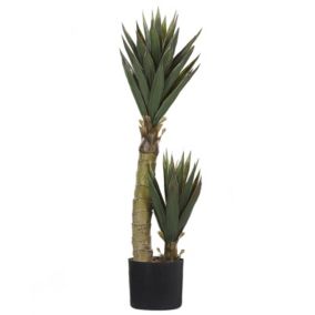 Plante artificielle en matière synthétique vert YUCCA