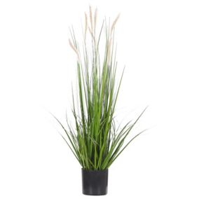 Plante artificielle herbes 87 cm avec pot REED PLANT