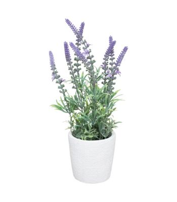 Plante artificielle Lavande en pot H 34 cm