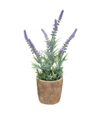 Plante artificielle Lavande en pot H 34 cm