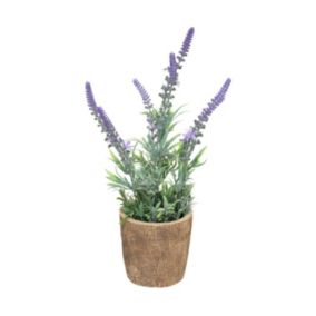 Plante artificielle Lavande en pot H 34 cm