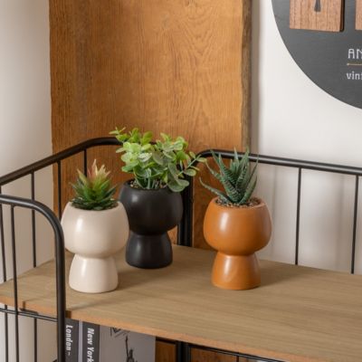 Plante artificielle Livy pot céramique H17cm - Atmosphera Créateur d'intérieur