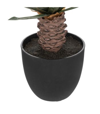 Plante artificielle Palmier  en pot H 52 cm