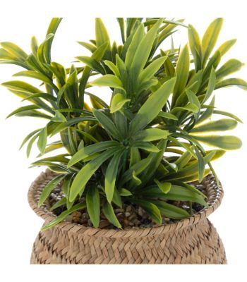 Plante artificielle pot en Roseau H 20 cm