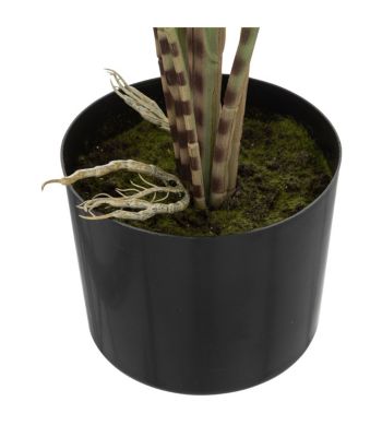 Plante artificielle Zebrina en pot H 74 cm