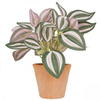 Plante tradescantia artificielle en pot 20cm