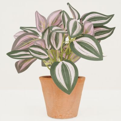 Plante tradescantia artificielle en pot 20cm