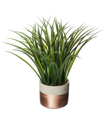 Plante verte artificielle en pot H 40 cm