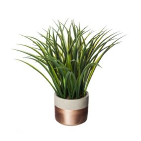 Plante verte artificielle en pot H 40 cm