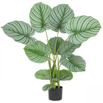 Plante verte calathea artificiel 100cm