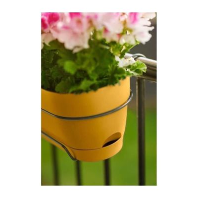 Planteur Rectangle Vibia - Plastique - Réservoir - diametre70 - Rose Poussiere Elho
