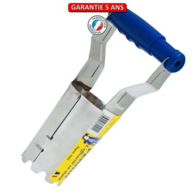 Plantoir à bulbes Outils Perrin en acier L.225 x l.105 mm