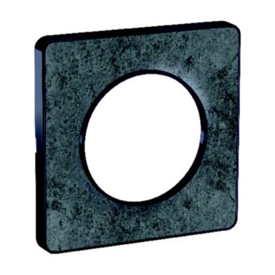 Plaque 1 poste Schneider electric Odace Ardoise Anthracite