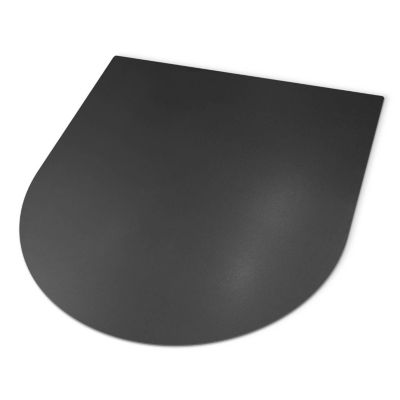 Plaque Acier Noir Mat Wallfluent 80x90 cm Tapis de sol thermique