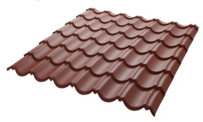 Plaque acier tuile rouge Quicktile - Sedpa France