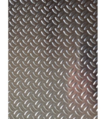 Plaque Aluminium Grain de riz, ép. 1/2mm, Hauteur 45cm x Largeur 70cm