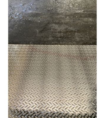 Plaque Aluminium Grain de riz, ép. 1/2mm, Hauteur 45cm x Largeur 70cm