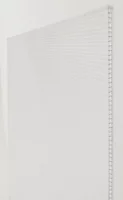 Plaque alvéolaire polycarbonate transparent 300 x 100 cm, ép.16 mm (vendue à la plaque)