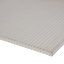 Plaque alvéolaire polycarbonate transparent 400 x 90 cm, ép.32 mm (vendue à la plaque)