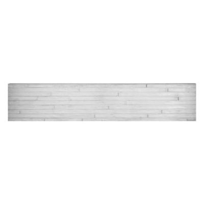 Plaque béton biface pour clôture motif Pinède effet pierres longues briques, L.184 x H.36 cm x ép.35 mm