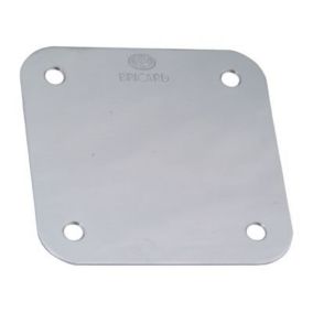 Plaque borgne Bricard cache perçage 70 x 70 mm