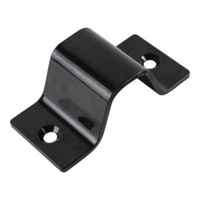 Plaque d'ancrage Smith & Locke en acier trempé coloris noir L.128 x l.64 mm
