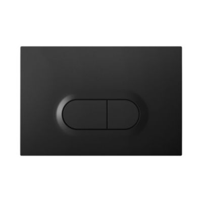 Plaque de chasse d'eau noir GoodHome