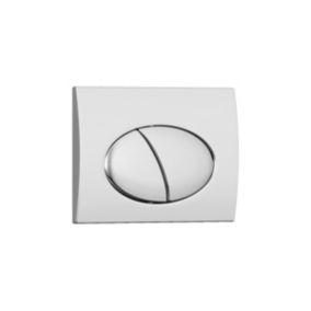 Plaque de commande pour WC avec double touche - Chrome - CERASUS
