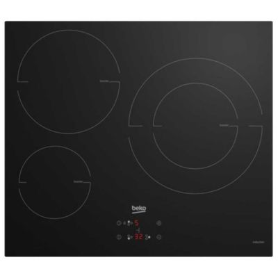 Plaque de cuisson à induction Beko HII63402MT, 3 foyers Castorama
