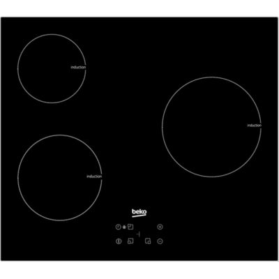 Plaque de cuisson à induction Beko HQI 63400 AT, 3 foyers Castorama