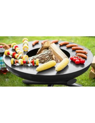 Plaque de cuisson en acier pour braséro 100 cm