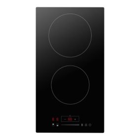 Plaque de cuisson induction 2 foyers - coloris noir - l.28,8 x P.52 x H.5,9 cm NN2ZID30EU