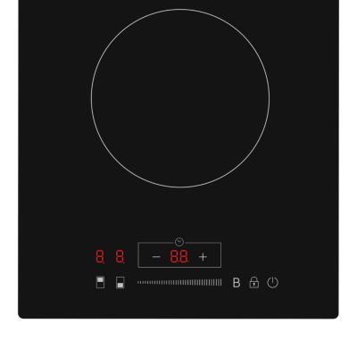Plaque de cuisson induction 2 foyers - coloris noir - l.28,8 x P.52 x H.5,9 cm NN2ZID30EU