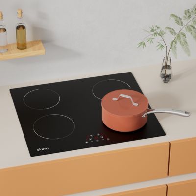 Plaque de cuisson induction 4 foyer 6000W L59xP52cm 9 niveaux de puissance commande tactile Ciarra CD4BIH-D
