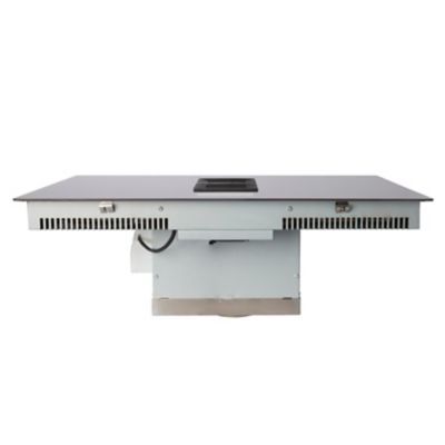 Plaque de cuisson induction 4 foyers GoodHome coloris gris anthracite l. 77 x P. 52 x H. 25 cm