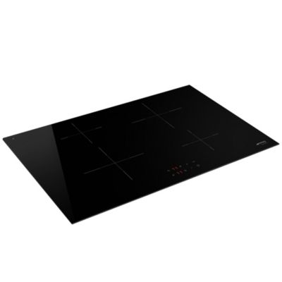 Plaque de cuisson induction 4 foyers Smeg coloris noir l.75 x P.51 x H.5,6 cm