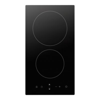 Plaque de cuisson vitrocéramique 2 foyers - coloris noir - l.28,8 x P.52 x H.5,5 cm NN2ZCR30EU