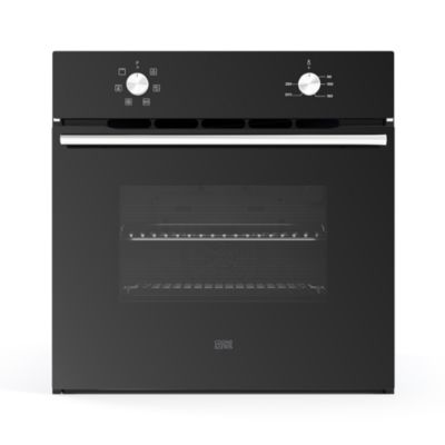 Plaque de cuisson vitrocéramique 4 zones 6000 W + four encastrable 66 L Cooke & Lewis
