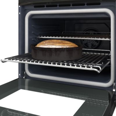 Plaque de cuisson vitrocéramique 4 zones 6000 W + four encastrable 66 L Cooke & Lewis