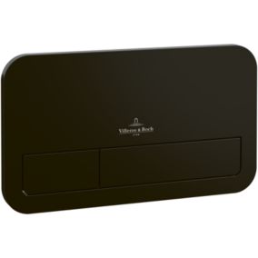 Plaque de déclenchement WC VILLEROY ET BOCH ViConnect 200S noir mat